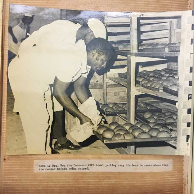 Baking Peacemaker bread (via Duke University Libraries)