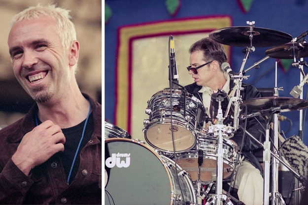 Nick Seymour and Paul Hester (on drums). Credit: Jon Reid