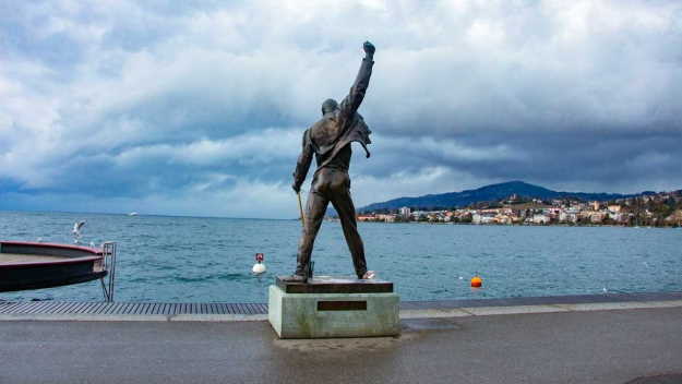 Freddie Mercury statue. (Credit: Corvus / CC BY-SA )