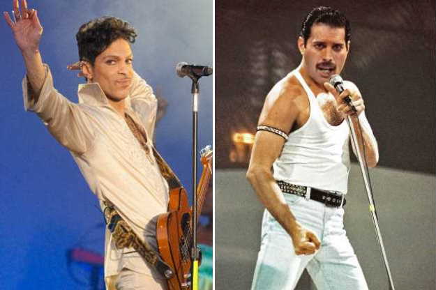 Prince and Freddie Mercury at their best times. Courtesy Images
