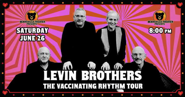 Levin Brothers gig flyer