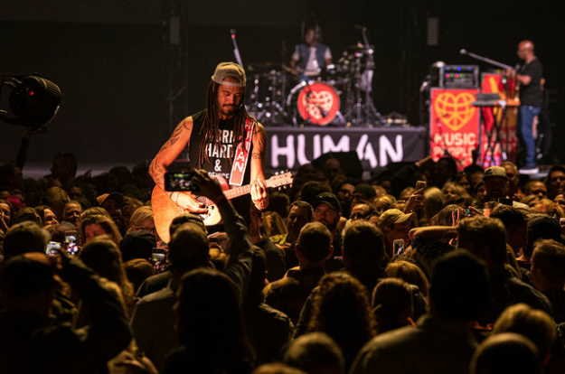 Michael Franti and Spearhead at Mission Ballroom in Denver. PhotoCredit: Mike Artz