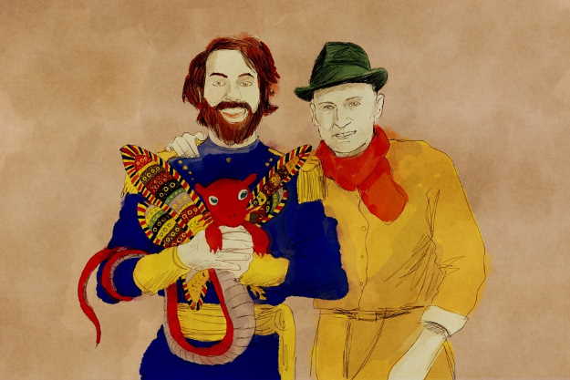 Mike Lindsay & Philippe Cohen painting