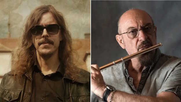 Opeth (photo by Anne C. Swallow) / Ian Anderson (via JethroTull.com)