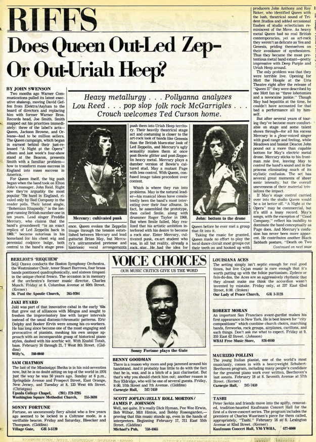 RIFFS-Article: February 16, 1976