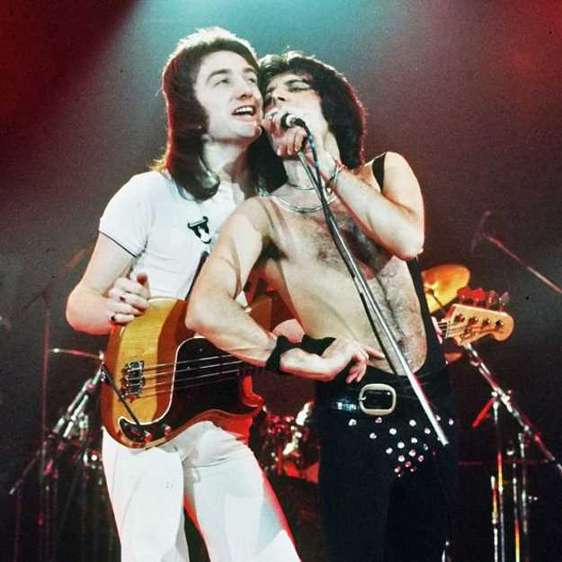 Queen: John Deacon and Freddie Mercury were always close (Image: GETTY)