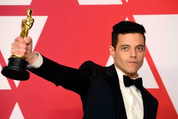 Rami Malek, winner of Best Actor for 'Bohemian Rhapsody'. Getty Images