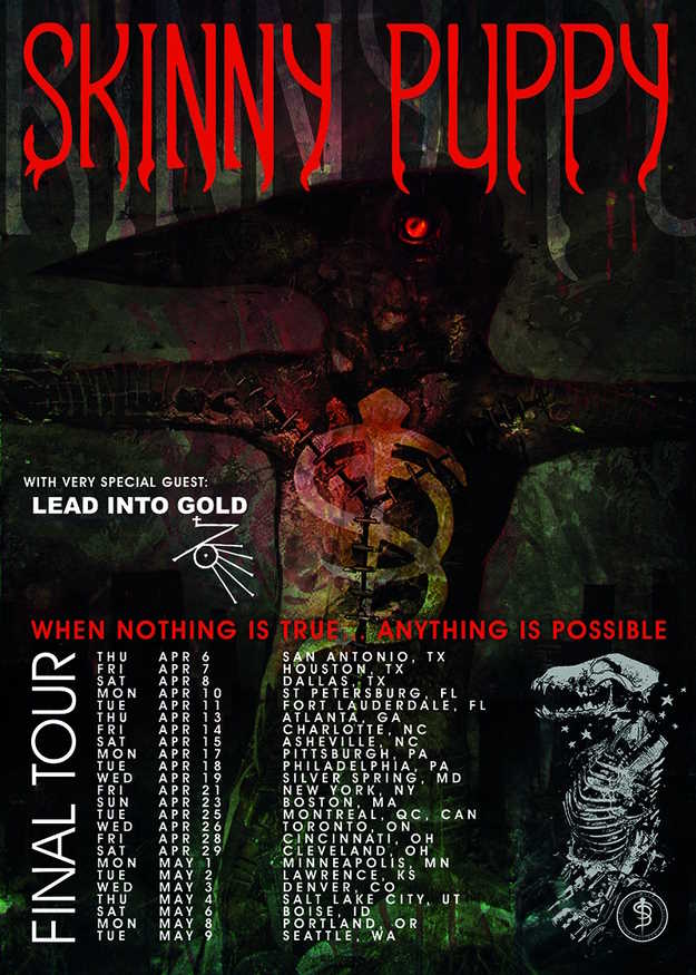 Skinny Puppy final tour poster