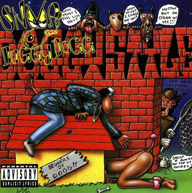 Snoop Dogg's 'Doggystyle' cover artwork, 1993