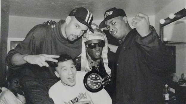 Disposable Heroes of Hiphoprisy with Public Enemy. (Courtesy of Rono Tse)