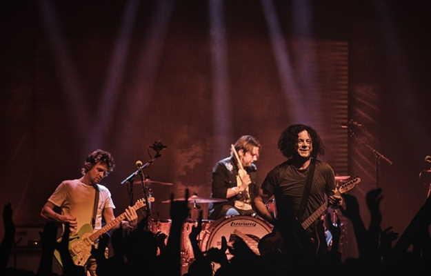 Jack White with The Raconteurs. PhotoCredit: Mike Brooks